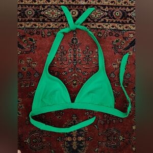 Patagonia Vibrant Green Bikini Top Size MEDIUM St Patricks Day Beauty